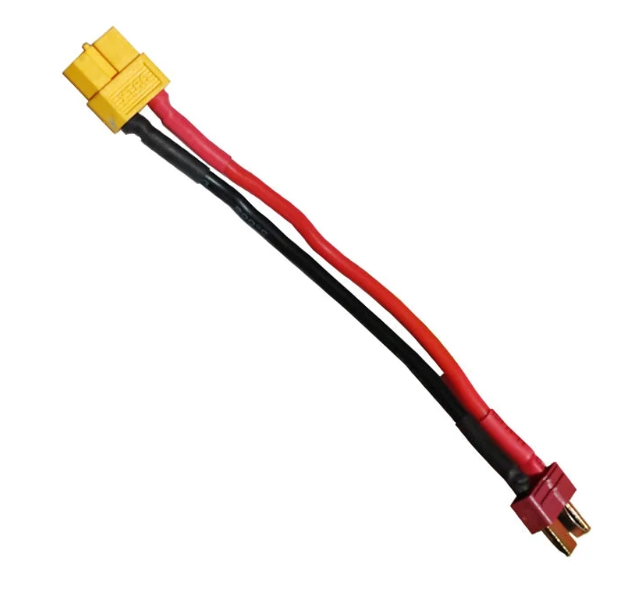 Marka Racing Cavo Adattatore F-XT60 a M-T Plug 14AWG/2mm-10cm (1Pz)