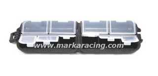 Marka Racing Scatola porta Minuteria Ultra Piccola - 10 Scomparti - 95x62x27mm