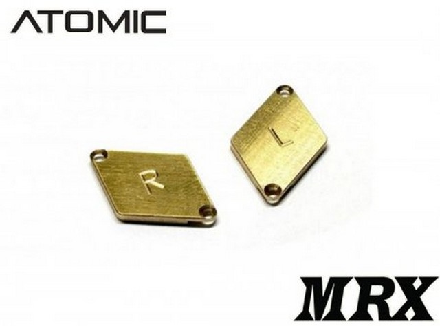 Atomic MRX-UP15P1 - Brass 1.5g Weight for MRX Chassis (1 pair) - Clicca l'immagine per chiudere