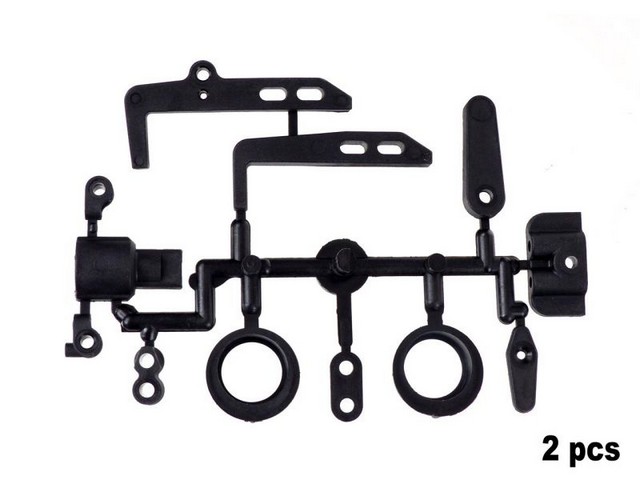 Mugen Seiki MTC Battery Mount + Diff Excenters - Clicca l'immagine per chiudere