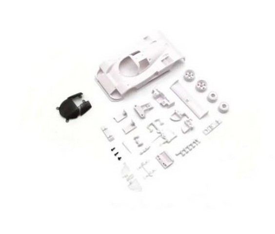 Kyosho MZN225 - Bodyshell Mazda 787B Mini-Z + 2WD Rims (White Body) (MZN152)