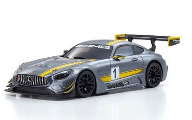 Kyosho MZP247GY - Mini-Z Mercedes AMG GT3 Presentation Car (W-MM)