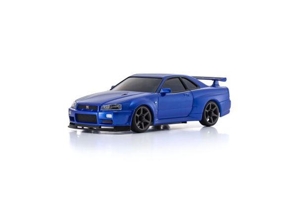 Kyosho MZP460MB - Mini-Z Skyline GT-R R34 V-Spec Nur II Metallic Blue (MA020) Body