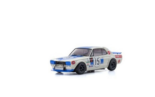 Kyosho MZP472BL - Autoscale Mini-Z Skyline 2000GT-R KPCG10 Racing'72 Blue No.15 (MA020)