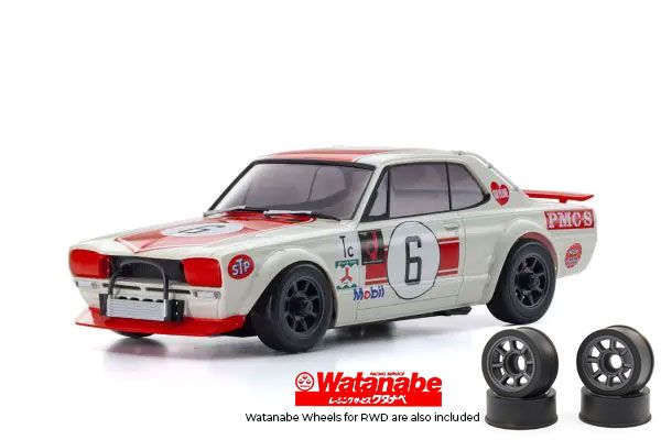 Kyosho MZP472RS - Autoscale Mini-Z Skyline 2000GT-R KPCG10 Racing'72 Red No.6 *SP*