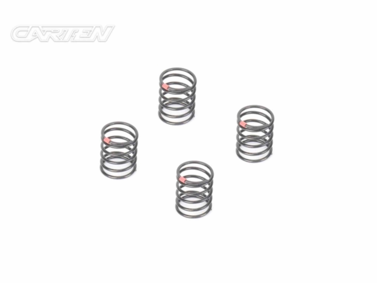 CARTEN NHA460 - Shock Spring (1.4X20) Red (4 pcs)