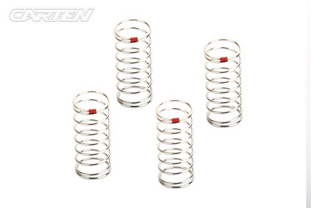 CARTEN NHA514 - Rear Shock Spring14x35-8N-Red