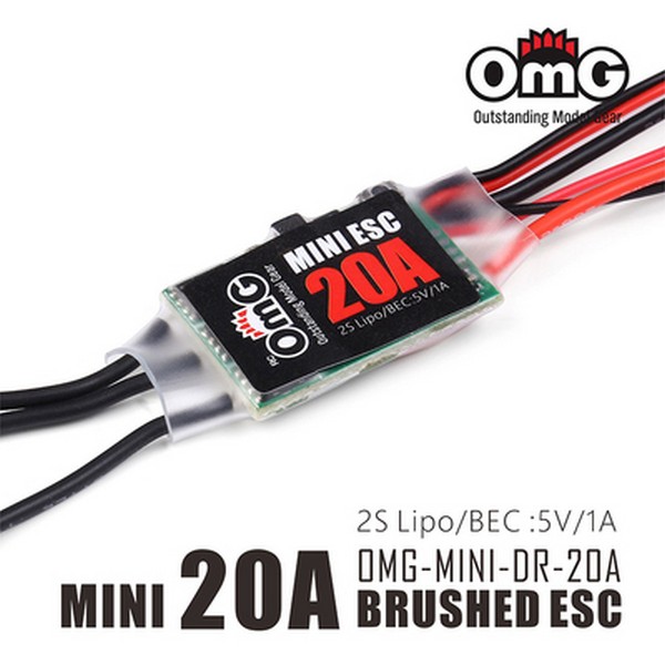 OMG OMG-MINI-DR-20A - 20A Sensorless Brushled ESC