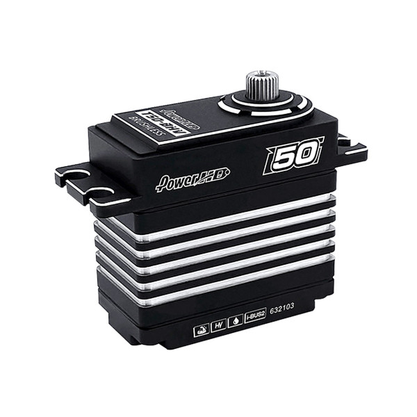 PowerHD PHD063 - T50 HV CNC Brushless Digital Servo 50.0KG/0.065sec@8.4V