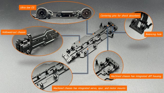 RTRC RTB000 - RTB chassis set - Pre-Order