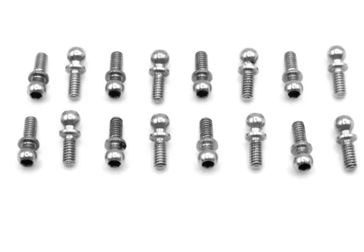 RTRC RTB020-D - Ball joint set 3mm M2 L4.5 (16pcs)