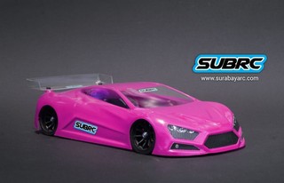 SubRc SBRC-B002P - 1/28 Lexan Touring Body ZENVO ST1 (98mm W/B) - 0.7mm