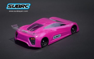 SubRc SBRC-B002P - 1/28 Lexan Touring Body ZENVO ST1 (98mm W/B) - 0.7mm