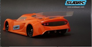 SubRc SBRC-B006 - 1/28 Lexan Touring Body Phenom GT (98mm W/B) - 0.7mm