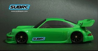 SubRc SBRC-B007 - 1/28 Lexan Touring Body Hibiki (98mm W/B) - 0.7mm