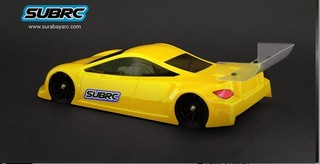 SubRc SBRC-B008 - 1/28 Lexan Touring Body SBX (98mm W/B) - 0.7mm