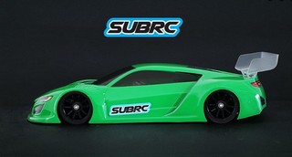 SubRc SBRC-B010 - 1/28 Lexan Touring Body NSX GT3 (98mm W/B) - 0.7mm