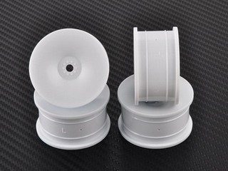 Spec-R 1/10 Mini Class Dish Wheel, White (Low Rib)