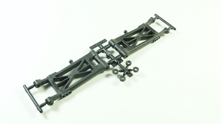 SWORKz SW220036H - S12-2 Rear Lower Arm Set in Carbon-composite Material (Hard)