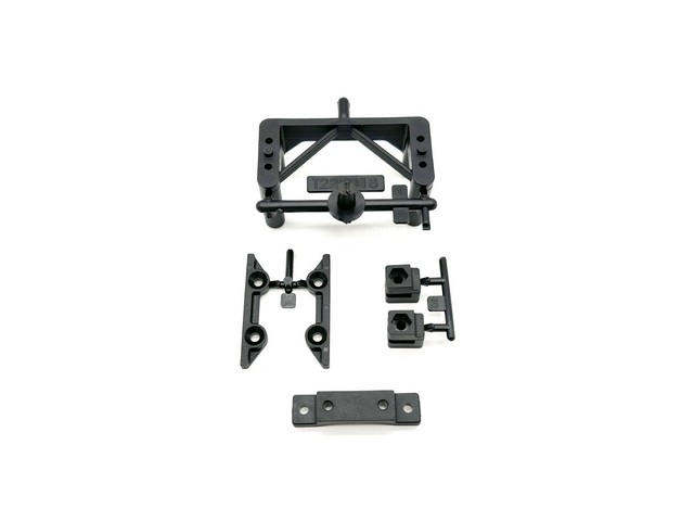 SWORKz SW228018 - Steering Servo Mount & Rear Upper Deck Holder Set