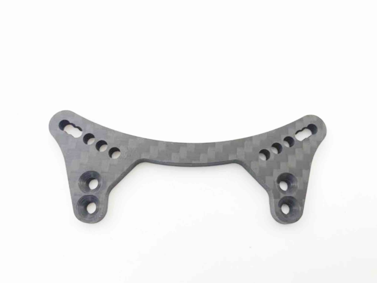 SWORKz SWC3236 - S12-2C Carbon Front Shock Plate by RC Carbon Cavalieri