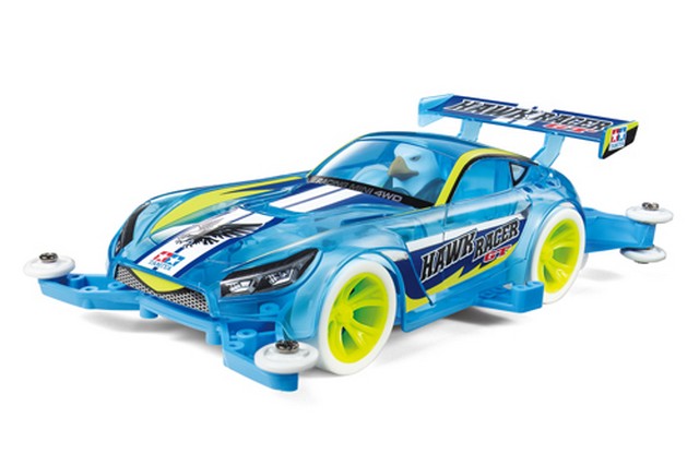 Tamiya TA95414 - mini4WD-PRO HAWK RACE GT TelMA