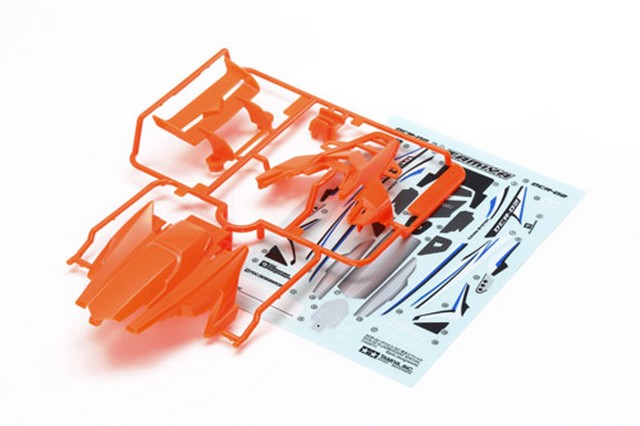 Tamiya TA95511 - CARROZZERIA DCR-02 ARANCIO FLUOR.