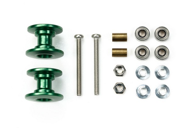 Tamiya TA95606 - Rulli doppi leggeri in allum. 13-12 mm verde - Clicca l'immagine per chiudere