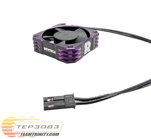 Trinity TEP3083 - Aluminum 35x35mm Purple Ball Bearing Fan