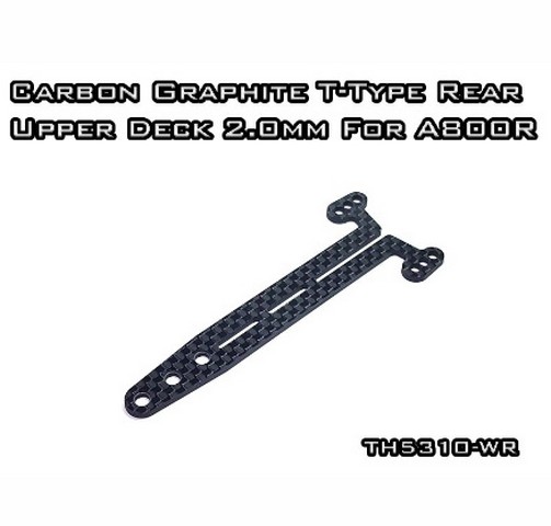 Vigor TH5310-WR - Carbon Graphite T-Type Rear Split Upper Deck 2.0mm For A800R / MMX