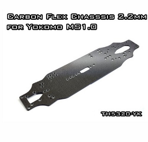 Vigor TH5320-YK - Carbon Graphite Chassis 2.2mm For Yokomo MS1.0