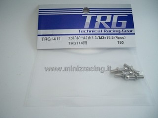 TRG End Ball (D4.3/M3x15.5/4pcs)