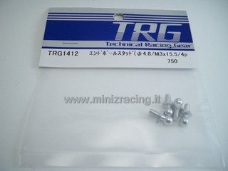 TRG End Ball Stad (D4.8/M3x15.5/4pcs)