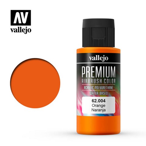 Vallejo VA62.004 - Premium RC - Orange (60ml Bottle)