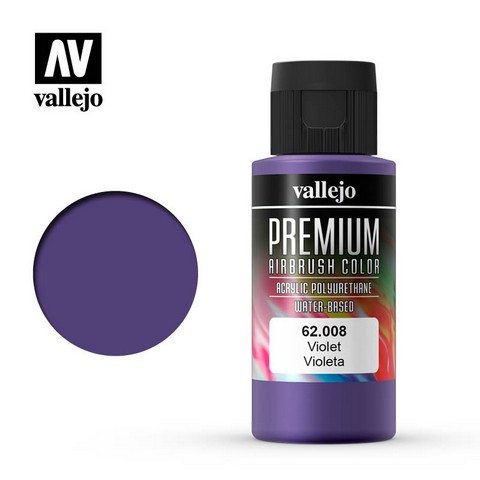 Vallejo VA62.008 - Premium RC - Violet (60ml Bottle)