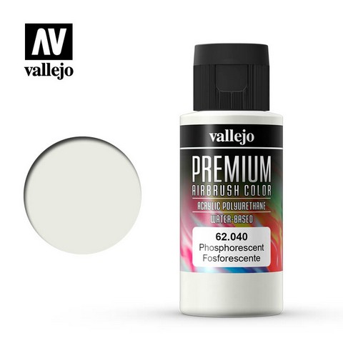 Vallejo VA62.040 - Premium RC - Phosphorescent (60ml Bottle)