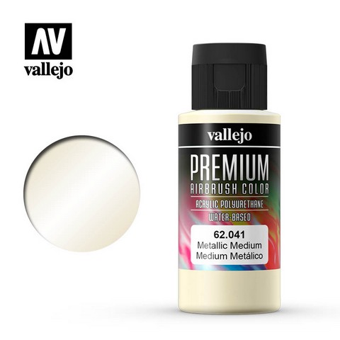 Vallejo VA62.041 - Premium RC - Metallic Medium (60ml Bottle)