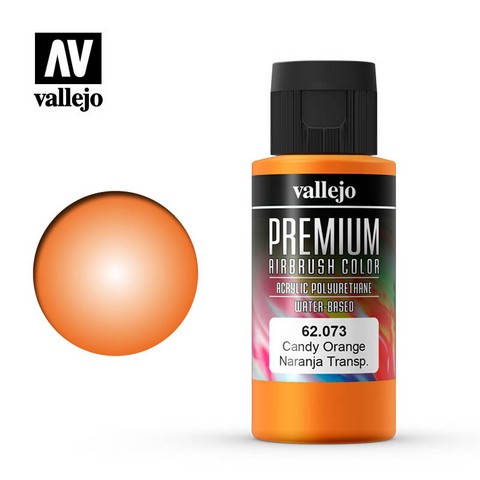 Vallejo VA62.073 - Premium RC - Candy Orange (60ml Bottle)