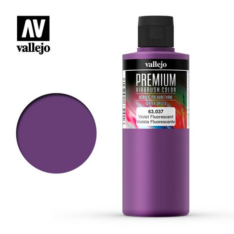 Vallejo VA63.037 - Premium RC - Violet Fluo (200ml Bottle)