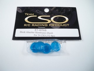Team CSO Shock Absorber Membranes (Hard) For Xray T4 (4pcs)