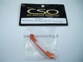 Team CSO Alu Rear Supension Arm Mount RR 2.75 Degrees For T3 2012