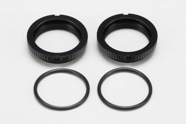 Yokomo MS-S4AJ - MS1.0 Spring Adjust Nut/O Ring (2pcs)