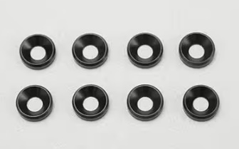 Yokomo Aluminum M3 Countersunk Washer (8pcs)