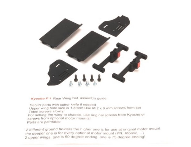 Z-Performance ZP05 - Mini-Z F1 Formula 1 Rear Wing Set - Clicca l'immagine per chiudere