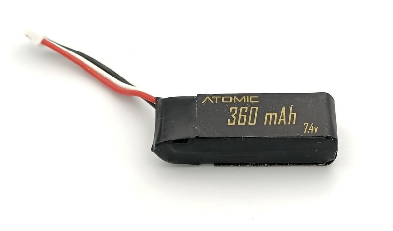 Atomic 7.4V 2S Lipo Pack (360mAh 35C Discharge)