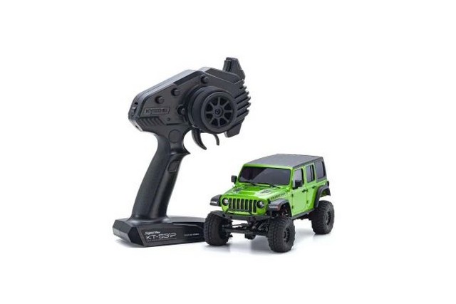 Kyosho 32536GR - Mini-Z 4X4 MX-01 Jeep Wrangler Unlimited Rubicon Green (KT531P)