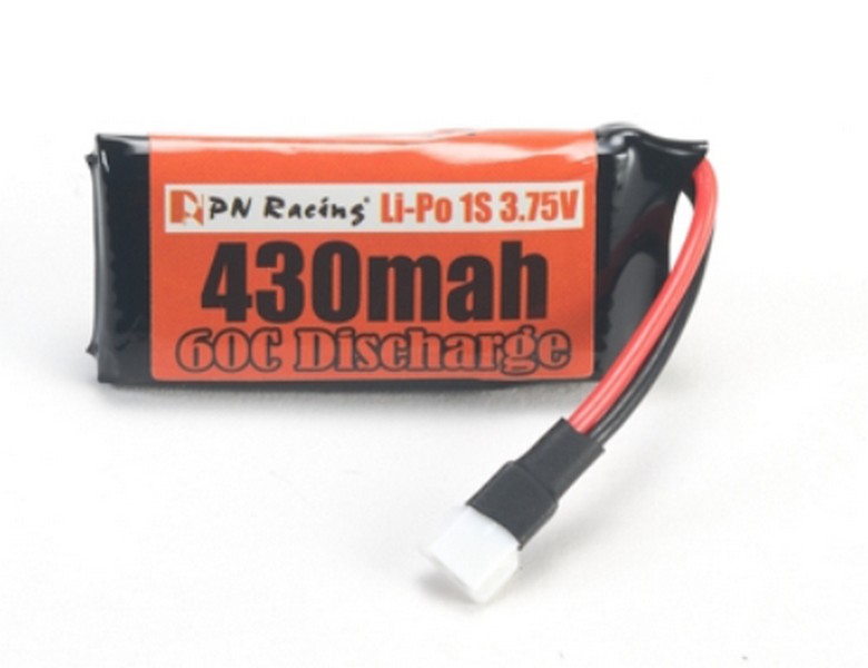 PN Racing LIPO 1S 3.75V 430mAh 60C (1pcs)