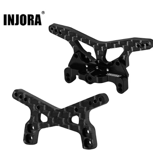 INJORA INJ-LOS-04FR - Carbon Fiber Shock Towers for 1/24 Buggy Losi Micro-B