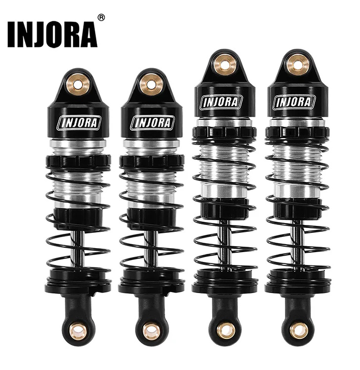 INJORA INJ-LOS-07BS - 4PCS Aluminum Oil Shocks for 1/24 Buggy Losi Micro-B