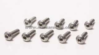 Marka Racing Viti in Acciaio BH Bombate M2x4mm - Inox (20Pz)